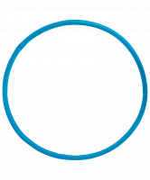 Обруч металлический, 90 см, 0,9 кг, в мягком оплете (только по 5 шт.)