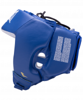 Шлем открытый USA Boxing 610406U, L, кожа, синий