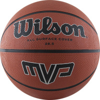 Мяч баскетбольный  WILSON MVP, арт.WTB1418XB06, р.6, резина, бутил.камера, коричневый