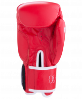 Перчатки боксерские GYM BGG-2018, 14oz, кожа, красные