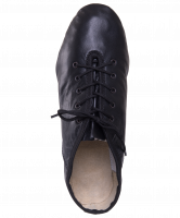 Джазовки подростковые, кожа, черный