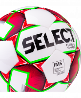 Мяч футзальный Samba IMS № 4 белый/красный/зеленый