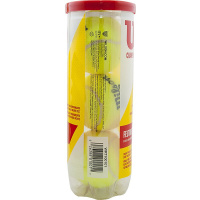 Мяч теннисный WILSON Championship, арт. WRT100101, одобр.ITF и USTA,фетр,нат.резина, уп.3 шт, желтый