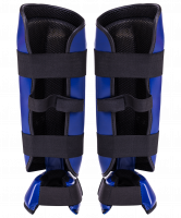 Защита голень-стопа Battle SIB-0014, к/з, синяя