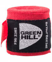 Бинт боксерский BP-6232c, 3,5м, эластик, красный