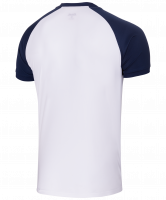 Футболка футбольная JFT-1011-019, белый/темно-синий