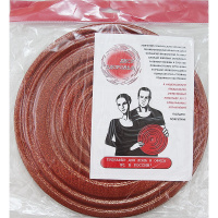 Диск здоровья, арт.MR-D-04, металлический, диам.28 см, окрашенный, КРАСН/ЧЕРНЫЙ