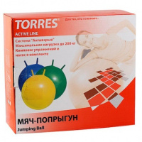 Мяч-попрыгун Torres AL100455, ПВХ, диаметр 55 см, синий