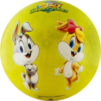 Мяч детский  "Looney Tunes", арт.WB-LT-001,  диам. 23 см, пластизоль, салатовый