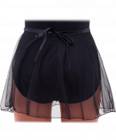 Юбка AA-260, на завязке , полиамид, сетка, черный (36-38)