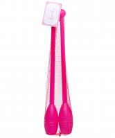 Булавы для художественной гимнастики AC-01, 35 см, розовый
