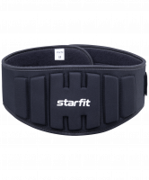 Пояс для фитнеса  SU-311, анатомический, текстиль, черный