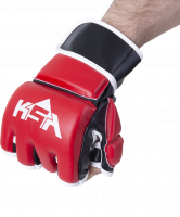 Перчатки для MMA Wasp Red, к/з, L