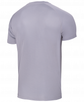 Футболка тренировочная JTT-1041-081, полиэстер, серый/белый, детская