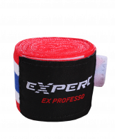 Бинт боксерский HWS-140, триколор, эластик, 4 м