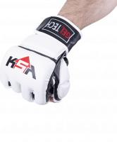 Перчатки для MMA Lion Gel White, к/з, L