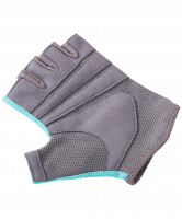 Перчатки для фитнеса SU-127, мятный/серый