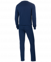 Тренировочный костюм детский JCS-4201-091, хлопок, темно-синий/белый