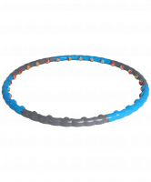 Обруч массажный разборный HH-108, синий/серый