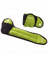 Утяжелители WT-201 для рук "Эргономичные", 0,75 кг, зеленые/черные