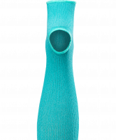 Гетры для танцев GS-201, хлопок, 45 см, бирюзовый
