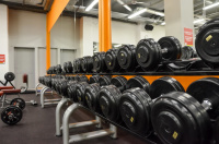 Набор фиксированных обрезиненных гантелей AeroFit RFD-40/50, 40-50 кг, 5 пар