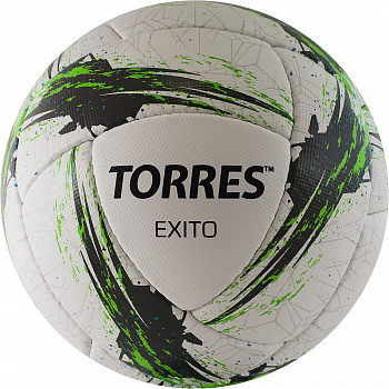 Мяч футбольный "TORRES Exito" арт.F42095, р.5, 16 панелей. микрофибра, руч. сшивка, белый