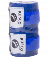 Бинт боксерский, 3,5 м, хлопок, синий