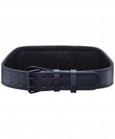Пояс атлетический SU-321 6 дюймов, натуральная кожа, черный