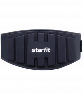 Пояс для фитнеса  SU-311, анатомический, текстиль, черный