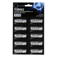 Иглы для насоса "TORRES",  арт.SS5023, уп. 10 шт, диам. резьбы 7 мм, внутр. диам. 5 мм, сталь
