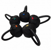 Гиря кожаная 8 кг, оранжевая