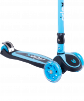Самокат 3-х колесный 3D Tiny Tot 120/80 мм, голубой