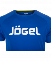 Футболка тренировочная JTT-1041-079, полиэстер, синий/белый