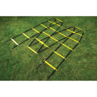 Лестница для тренировок  "MITRE" арт. A3084AYA1, ДЛИНА 9 м!!!, пластик, полиэстер, желт-чер