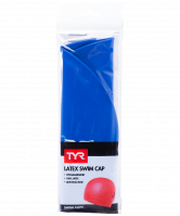 Шапочка плавательная Latex Swim Cap, латекс, LCL/428, голубой