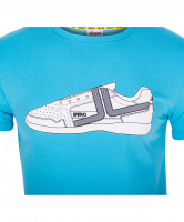 Футболка JCT-5202-071, хлопок, синий/белый