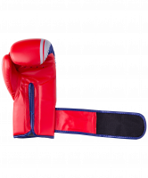 Перчатки боксерские Knockout BGK-2266, 12 oz, к/з, красный