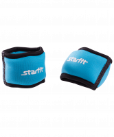 Утяжелители для рук "Браслет" WT-101, 0,75 кг, синие/черные