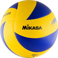 Мяч волейбольный  "MIKASA MVA200", р.5, оф.мяч FIVB, FIVB Appr, синт.кожа (микрофиб), 8 пан, клееный,син-желт