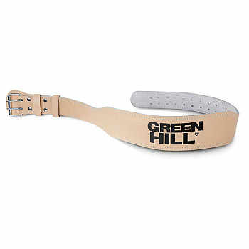 Пояс тяжелоатлетический "GREEN HILL" арт. WLB-6426-XL, 6 дюймов, р.XL (дл.120 см), нат. кожа, коричн