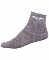 Носки средние SW-206, серый меланж/черный, 2 пары