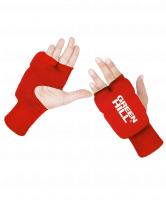 Накладки на кисть эластик HP-6133, хлопок, красный