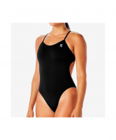 Купальник для плавания Durafast Elite Solid Cutoutfit, совместный, TFDUS7A/001, черный