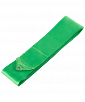 Лента для художественной гимнастики AGR-201 4м, с палочкой 46 см, зеленый