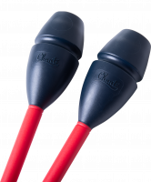 Булавы для художественной гимнастики Exam, 40,5 см, красный/черный