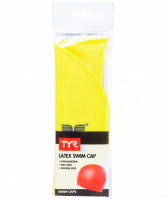 Шапочка для плавания Latex Swim Cap, латекс, LCL/730, желтый