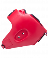 Шлем открытый Alfa HGA-4014, кожзам, красный