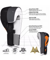 Перчатки боксерские REX F12 ORANGE BGR-F12O, 12 oz