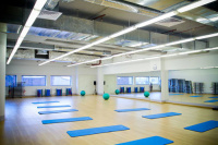 Гимнастический коврик AeroFit FT-WB-180, голубой, 180х59х1 см